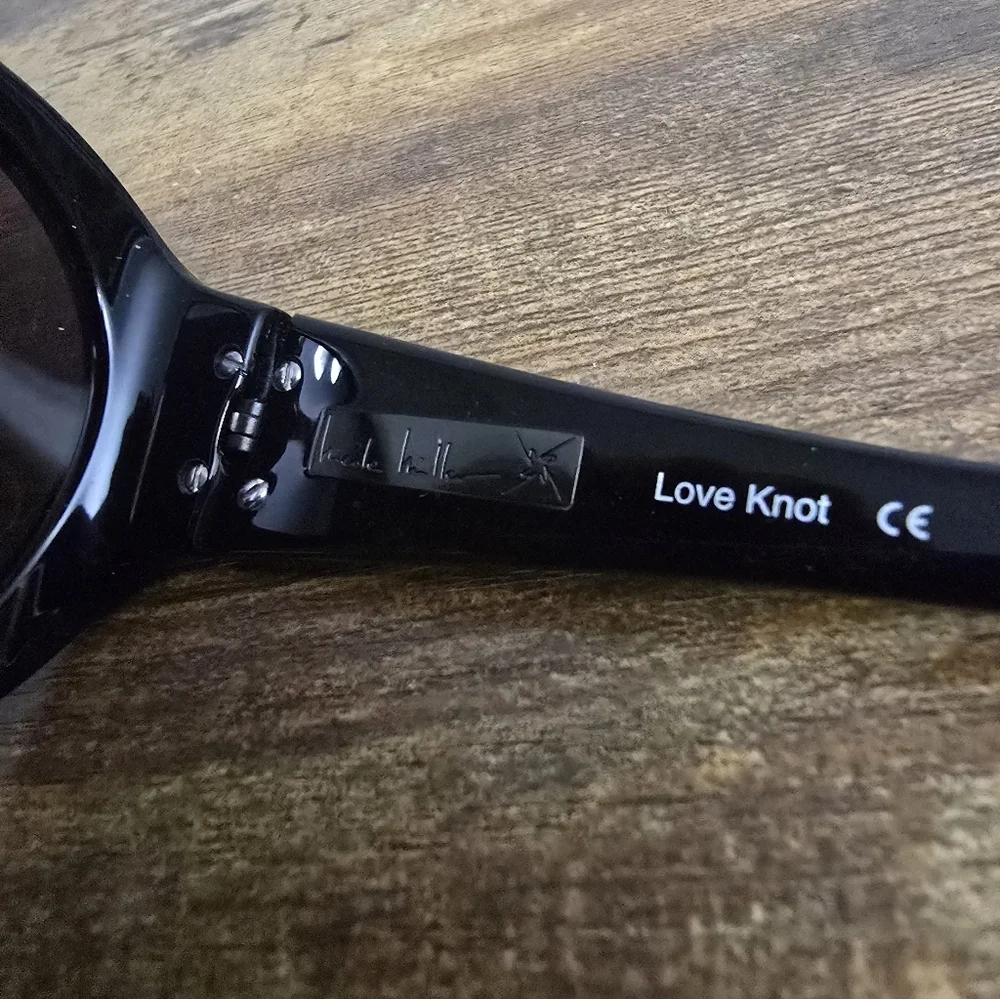 Nicole Miller Love Knot Black Sunglasses